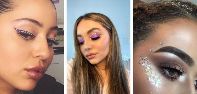 Trucco Capodanno 2021: makeup glitter, strass e illuminanti: i tutorial!